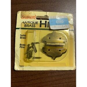Brainerd Antique Brass Butterfly Hinge Solid Brass Cabinet Hardware 9001 USA